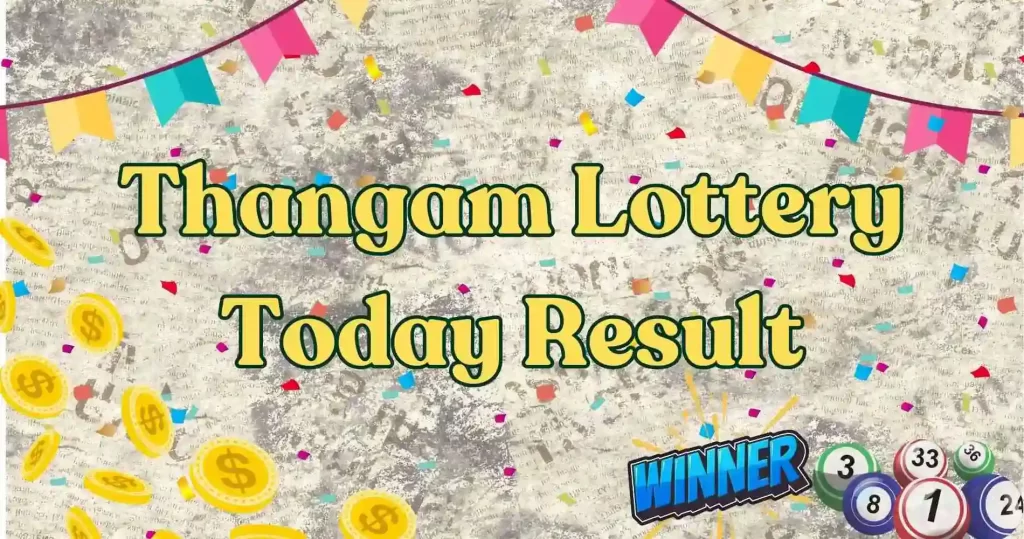 thangam lottery today result