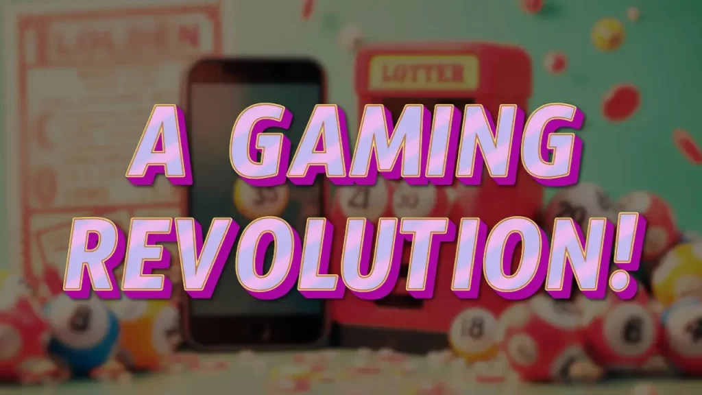 illustration text 'a gaming revolution'