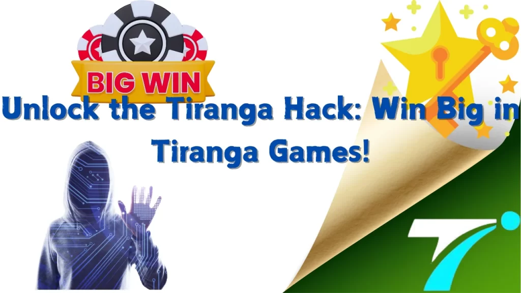 illustration text 'Unlock the Tiranga Hack: Win Big in Tiranga Games!'